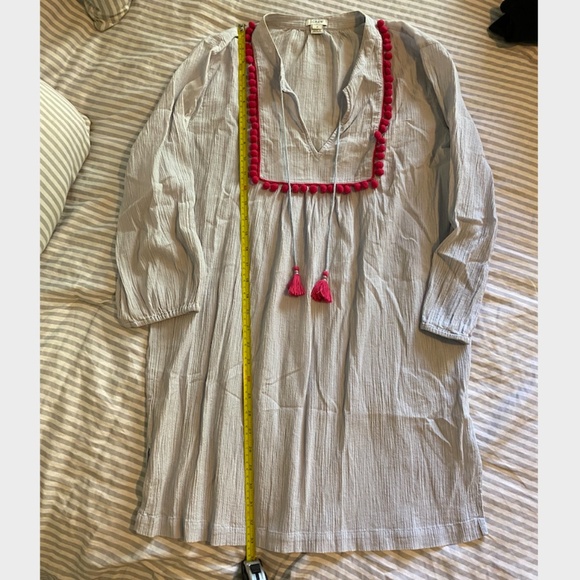 JCREW FACTORY Pom-pom Tunic Cover-up - Picture 8 of 8